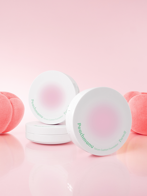 [✈️KOREA] Daiso - Panel Peach Nude Serum Cushion Foundation No. 23