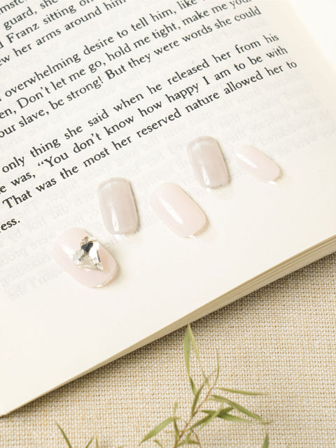 [✈️KOREA] Daiso - Too Cool For School Real Wear Nail Tip Round Square Pristine