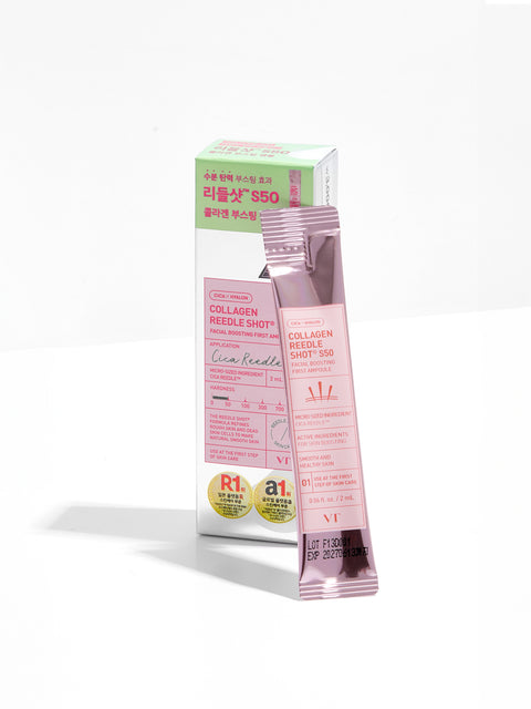 [✈️KOREA] Daiso - VT Collagen Reedle Shot S50 Facial Boosting First Ampoule 2ml*6ea