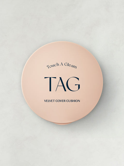 [✈️KOREA] Daiso - Tag Velvet Cover Cushion 15g Pale Light