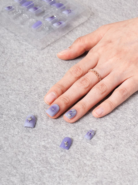 [✈️KOREA] Daiso - 25SS Tita Press Square Nail Tips #1