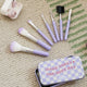 [✈️KOREA] Daiso - Mini Brush Set 7pcs in Tin Case