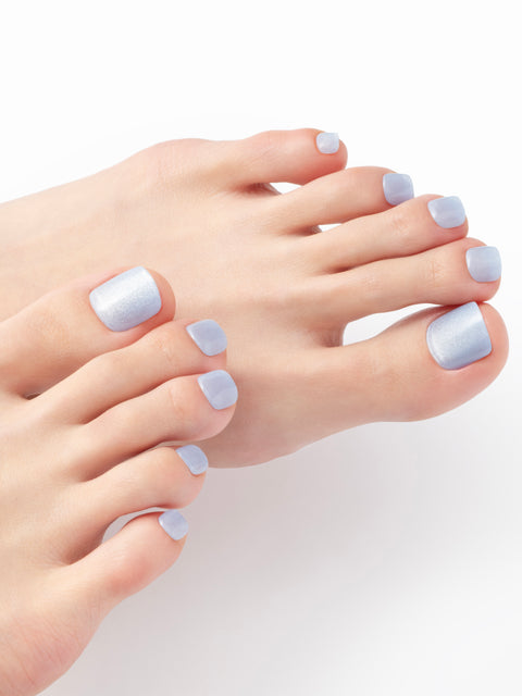 [✈️KOREA] Daiso - [Dear Blue] 25Y Too Cool For School Real Wear Pedi Tip 24pcs