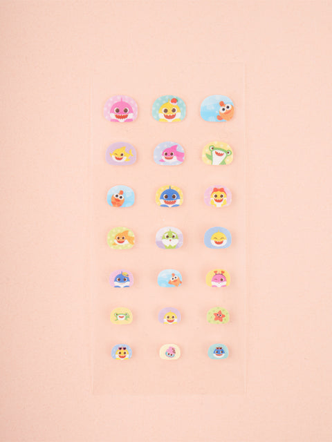 [✈️KOREA] Daiso - Pinkfong Baby Shark Kids Nail Stickers
