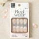 [✈️KOREA] Daiso - Too Cool For School Real Wear Nail Tip Coffin Bear Blanc