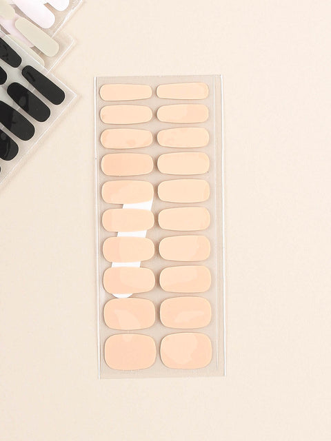 [✈️KOREA] Daiso - Gel Nail Strips 20 pcs (Solid Basic)