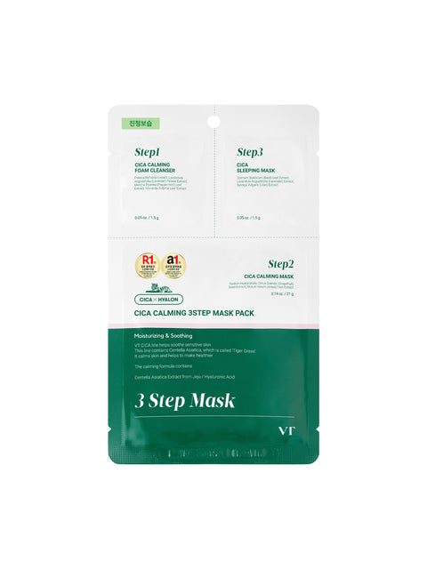 [✈️KOREA] Daiso - VT Cica Calming 3-Step Mask Pack