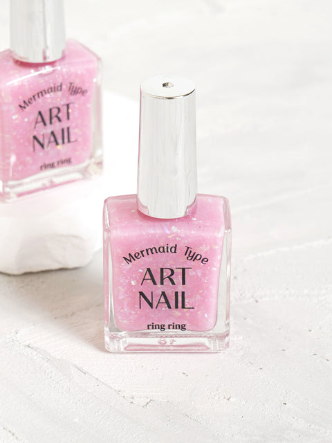 [✈️KOREA] Daiso - Ring Ring Art Nail 13 ml Mermaid Pink
