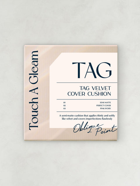 [✈️KOREA] Daiso - Tag Velvet Cover Cushion 15g Pale Light