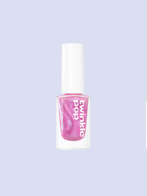 [✈️KOREA] Daiso - Twinkle Pop Mood Moment Nail 9 ml Subtle Ruby by CLIO