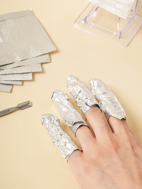 [✈️KOREA] Daiso - Gel Nail Polish Removal Foil Pads 12pcs