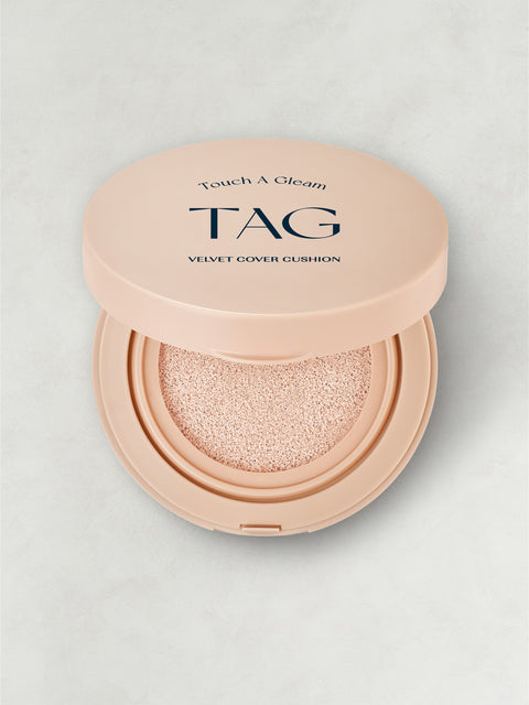 [✈️KOREA] Daiso - Tag Velvet Cover Cushion 15g Pale Light
