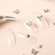 [✈️KOREA] Daiso - Silver Butterfly Nail Parts, 15 pieces