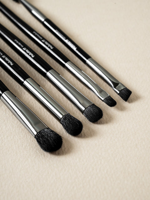 [✈️KOREA] Daiso - Palette 17 Eye Makeup Brush 5-Piece Set