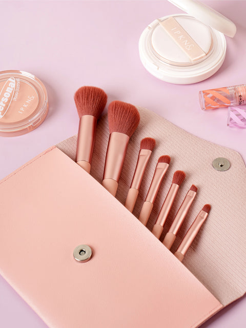 [✈️KOREA] Daiso - Makeup Brush Pouch 7-Piece Set