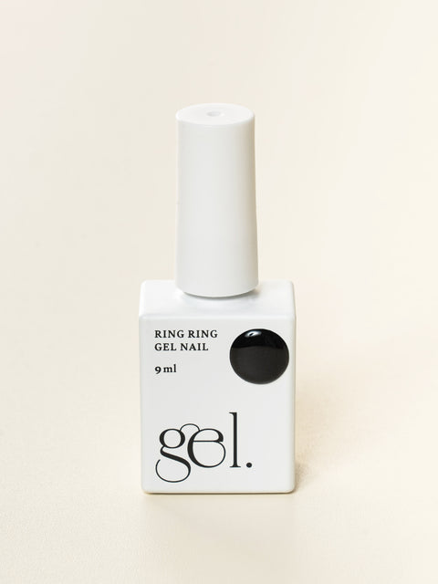 [✈️KOREA] Daiso - Ring Ring One-Step Gel Nail 9 ml Midnight Black