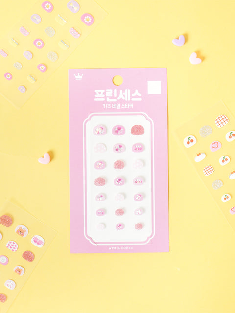 [✈️KOREA] Daiso - Princess Kids Nail Stickers