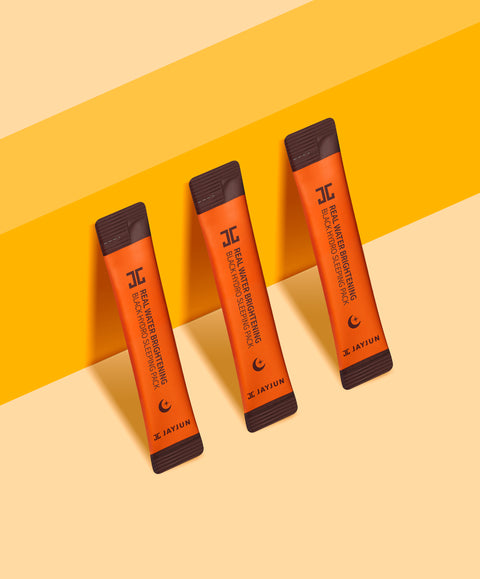 [✈️KOREA] Daiso - Jayjun Black Water Glow Hydro Sleeping Pack 4 ml 10 pieces