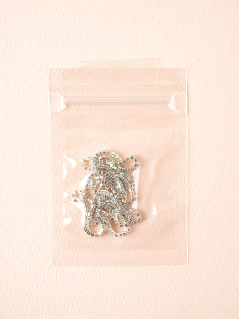 [✈️KOREA] Daiso - White Cubic Nail Chain (50cm)