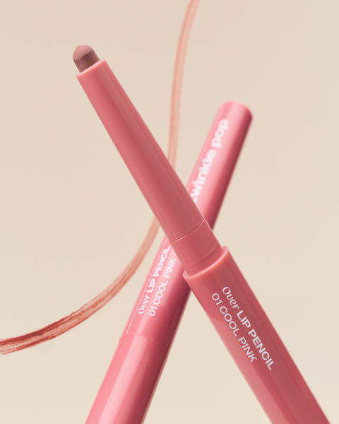 [✈️KOREA] Daiso - Twinkle Pop Over Lip Pencil Cool Pink by CLIO