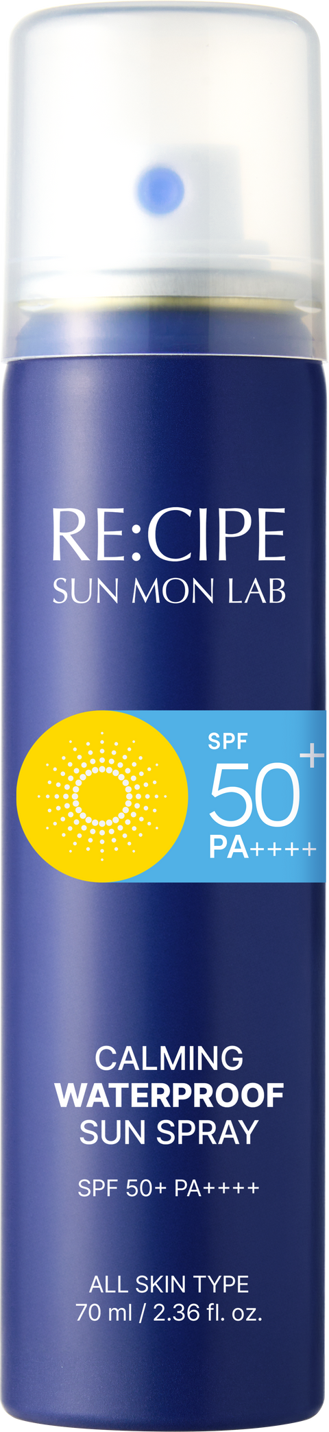 [✈️KOREA] Daiso - Recipe Sunmon Lab Calming Waterproof Sun Spray 70 ml