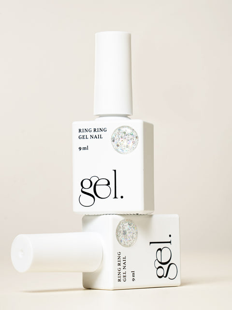[✈️KOREA] Daiso - Ring Ring One-Step Gel Nail 9 ml Twinkle Silver