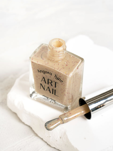 [✈️KOREA] Daiso - Ring Ring Art Nail 13 ml Angora Beige