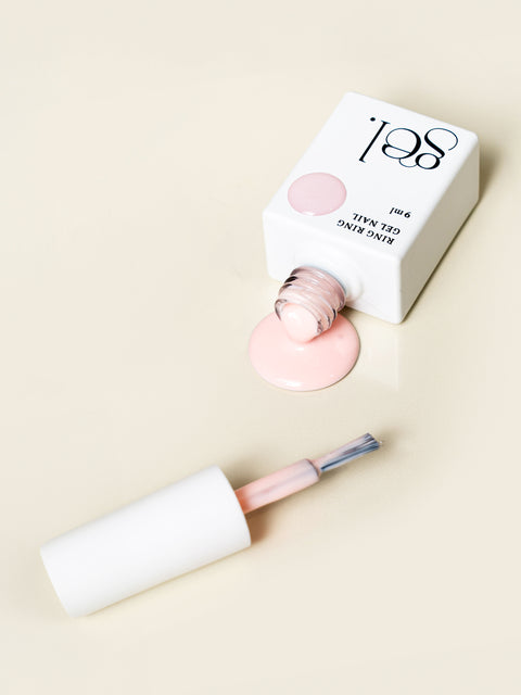 [✈️KOREA] Daiso - Ring Ring One-Step Gel Nail 9 ml Pale Pink