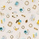 [✈️KOREA] Daiso - Stone Gold & Silver Foil Nail Stickers