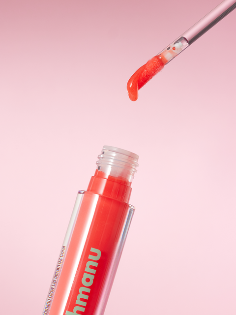 [✈️KOREA] Daiso - [02 Coral] Farnell Peach Nanu Glow Lip Serum