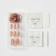 [✈️KOREA] Daiso - Ring Ring Coffin Nail Tips 24pcs Rose Pink
