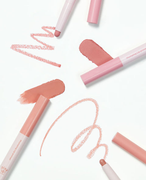 [✈️KOREA] Daiso - [02 Peach Beige] Play 101 by Etude Plumping Lip Primer