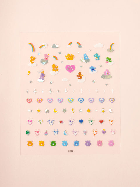 [✈️KOREA] Daiso - Care Bears Nail Stickers