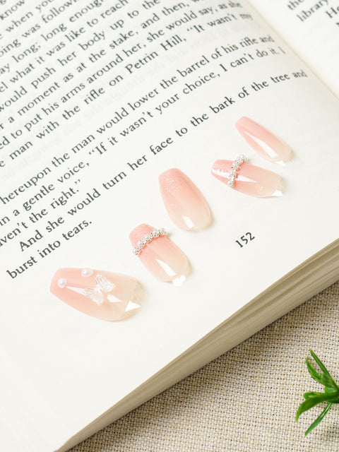 [✈️KOREA] Daiso - Too Cool For School Real Wear Nail Tip Coffin Butter Berry