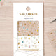 [✈️KOREA] Daiso - Stone Gold & Silver Foil Nail Stickers