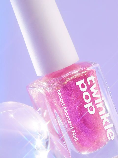 [✈️KOREA] Daiso - Twinkle Pop Mood Moment Nail 9 ml Subtle Ruby by CLIO