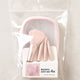 [✈️KOREA] Daiso - Mesh Pouch & Makeup Brush 4-Piece Set