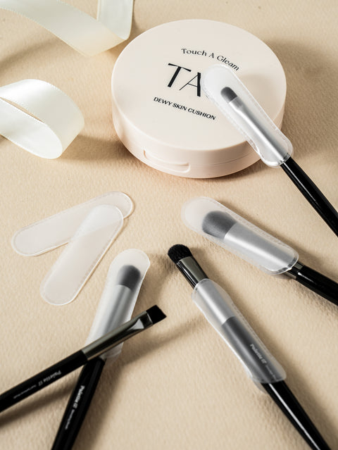 [✈️KOREA] Daiso - Palette 17 Eye Makeup Brush 5-Piece Set