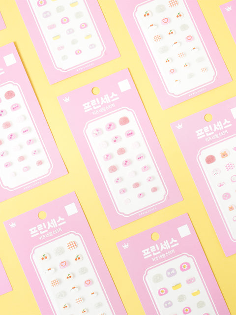 [✈️KOREA] Daiso - Princess Kids Nail Stickers