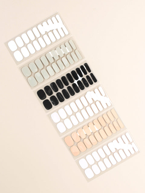 [✈️KOREA] Daiso - Gel Nail Strips 20 pcs (Solid Basic)