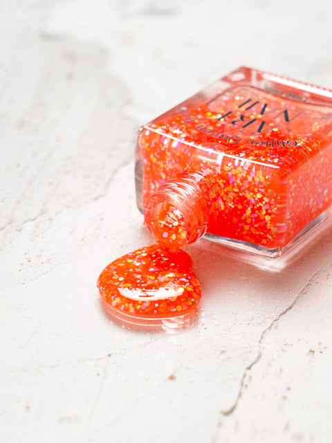 [✈️KOREA] Daiso - Ring Ring Art Nail 13 ml Glitter Queen Red