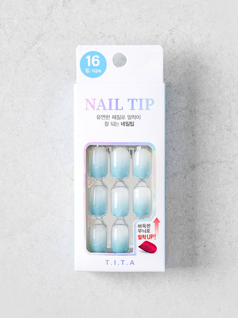 [✈️KOREA] Daiso - Gradient Nail Tips 16pcs #3