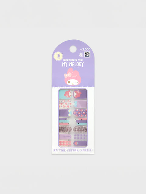 [✈️KOREA] Daiso - My Melody Gel Nail Strips 16pcs