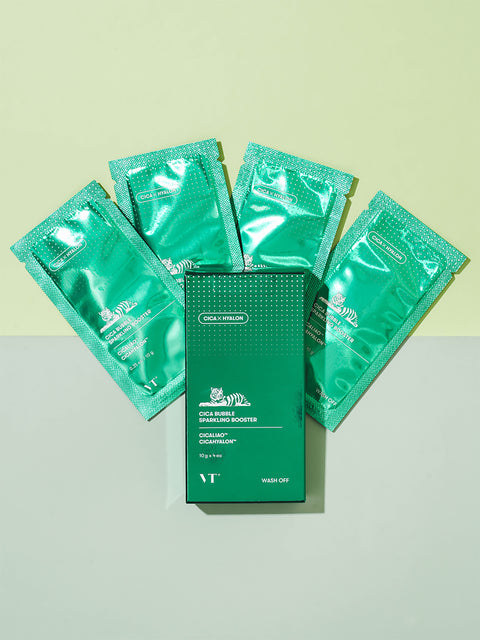 [✈️KOREA] Daiso - VT Cica Bubble Sparkling Booster 10g 4pcs