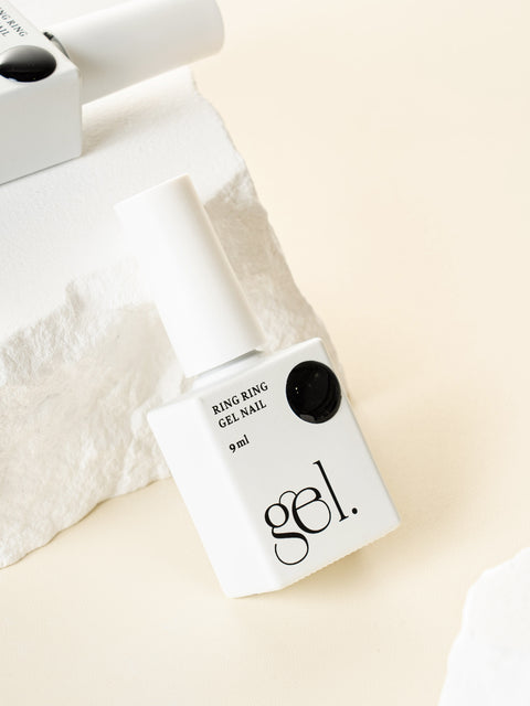 [✈️KOREA] Daiso - Ring Ring One-Step Gel Nail 9 ml Midnight Black