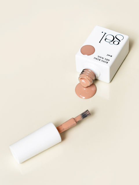 [✈️KOREA] Daiso - Ring Ring One-Step Gel Nail 9 ml Mocha Beige