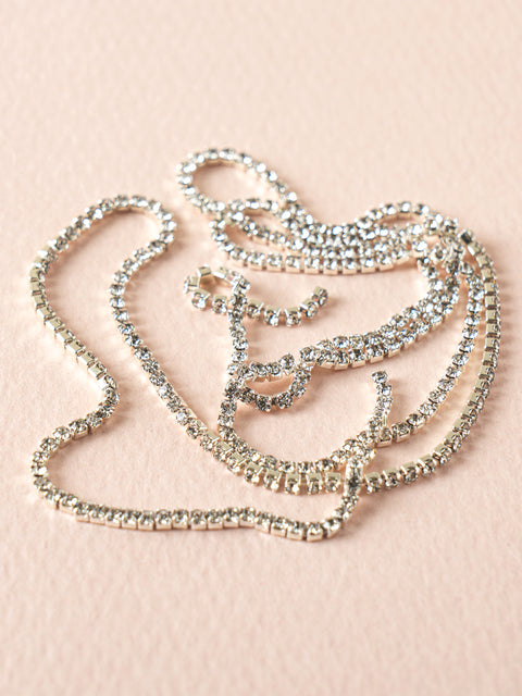 [✈️KOREA] Daiso - White Cubic Nail Chain (50cm)
