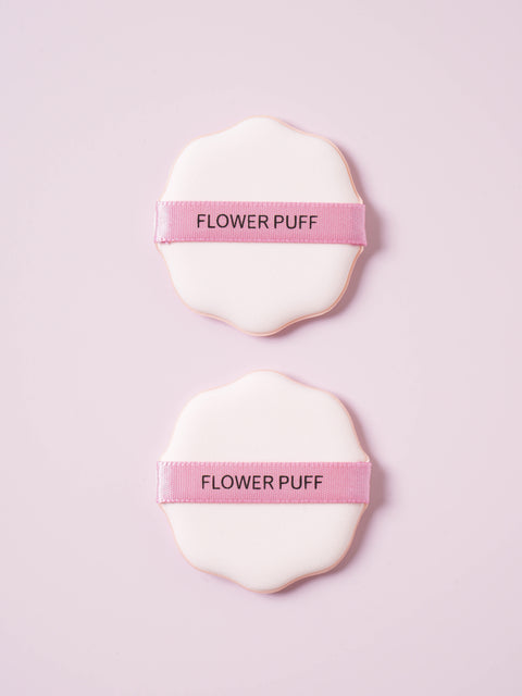 [✈️KOREA] Daiso - Flower-shaped Puffs 2 pcs