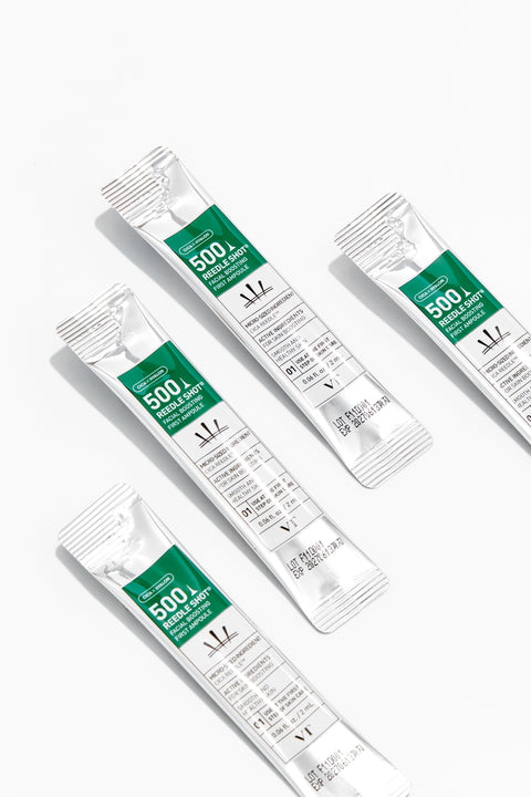 [✈️KOREA] Daiso - VT Reedle Shot 500 Facial Boosting First Ampoule 2ml*8pcs