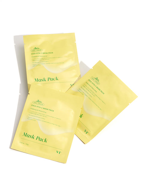 [✈️KOREA] Daiso - VT Cica Vita C Mask Pack 4 Sheets